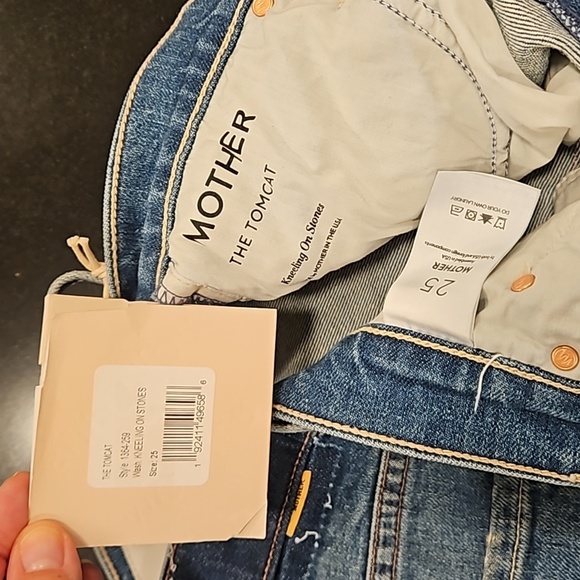 💕MOTHER SUPERIOR💕 The Tomcat Jeans ~ Kneeling On Stones Button Fly 25 NWT - Picture 15 of 16